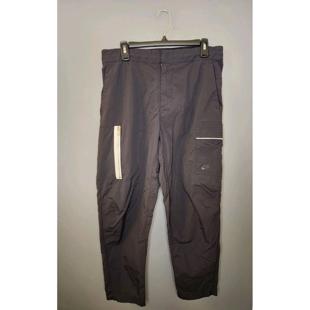 Nike Sportswear Style Essentials Utility Pants Men's M Black Nylon Cargo Joggers